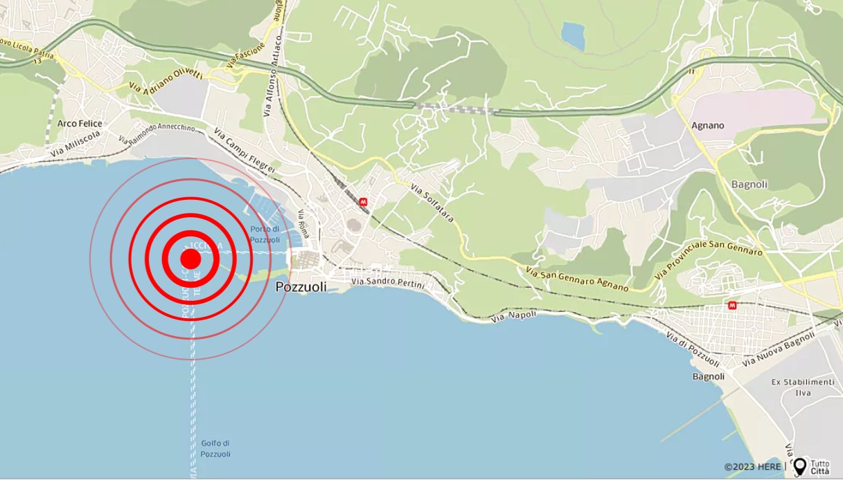 Terremoto In Zona Campi Flegrei A Napoli Magnitudo Scossa