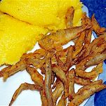 Alborelle e polenta alla maniera Trentina