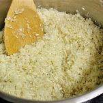 Anelli di riso con scampi e gamberi