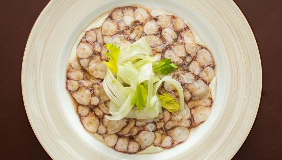 carpaccio di polpo