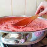 Cottura crema di fragole