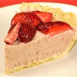 Crostata con crema di fragola