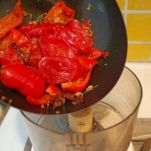 Crostini di baguette alle verdure