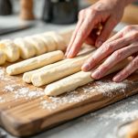 Dividete l'impasto in porzioni