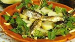 Insalata con sardine all'olio
