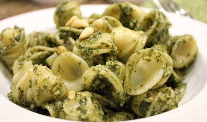 Orecchiette al basilico