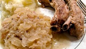 Puntine di maiale con crauti