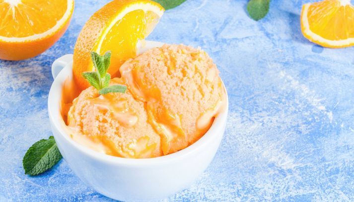 Sorbetto all'arancia