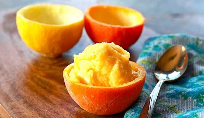Sorbetto all'arancia