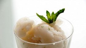 Sorbetto alla menta piperita