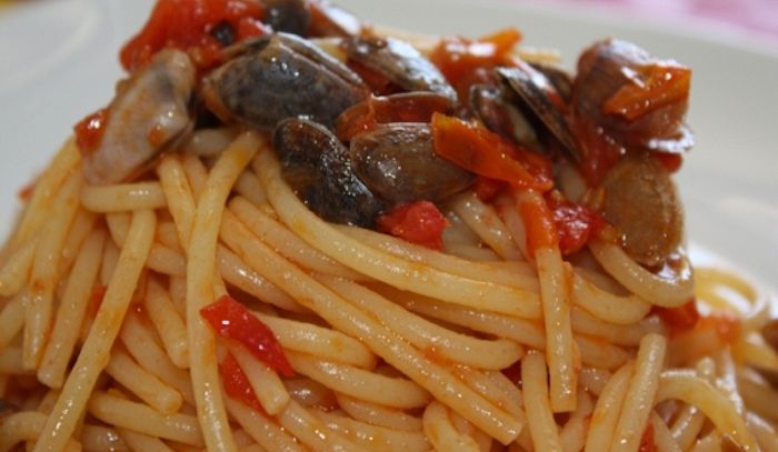 Spaghetti alle telline