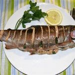 Trota salmonata al Marsala