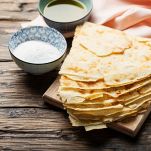 Traditional sardinian bread Guttiau
