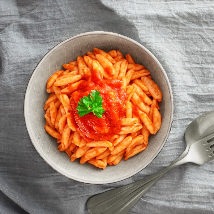 BeliceWeb.it - Cavatelli con pomodoro, pancetta e ricotta]