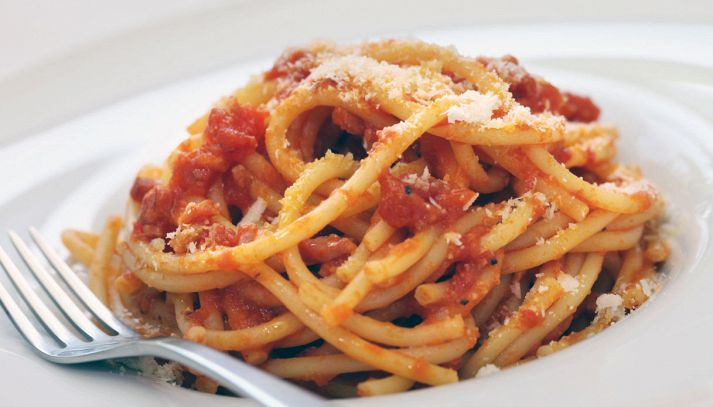 Bucatini all'amatriciana