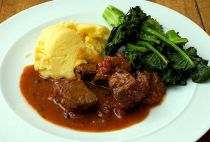 Asino in umido con polenta