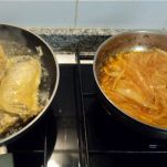 Baccalà fritto con le cipolle