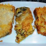 Baccalà fritto con le cipolle