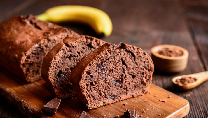 Pane di banana al cioccolato