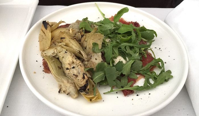 Bresaola rucola e carciofi