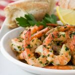 Camarones al mojo de ajo