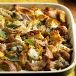 Capretto al forno con muscari