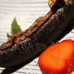 Cartocci di banane al cioccolato
