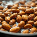 Preparazione delle mandorle