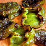 Conchiglie con peperoni e prosciutto crudo