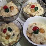 Crema con frutta candita