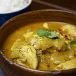 Crema di pollo al curry