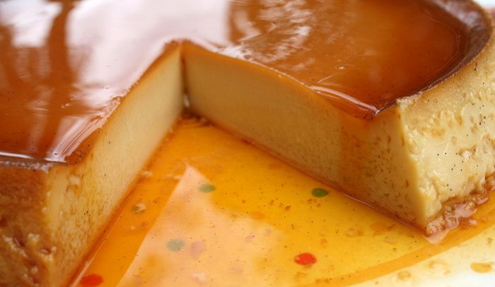 Flan dolce di formaggio