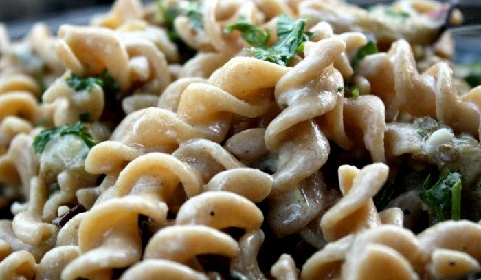Fusilli alla menta