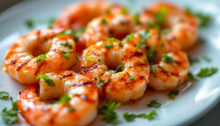 Gamberetti alla piastra