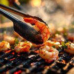 Gamberetti alla piastra