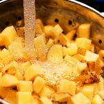 Gnocchetti di patate al prosciutto