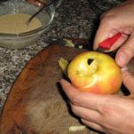 Insalata di patate novelle e mele verdi