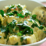 Insalata di patate novelle e mele verdi