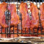 Insalata di sedano con mela e pancetta