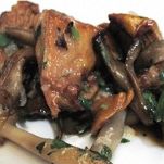 Lombo di maiale ai funghi