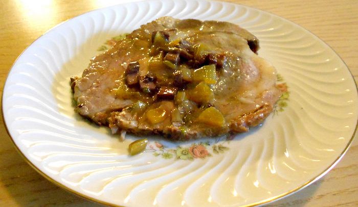 Lombo di maiale ai funghi