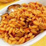 Malloreddus con salsa di cinghiale