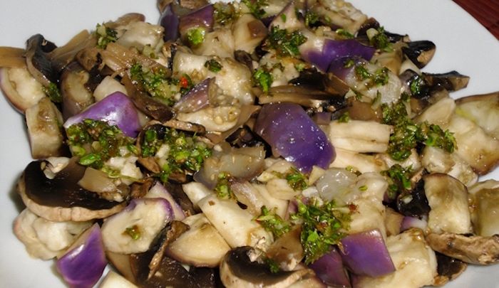 Melanzane in insalata