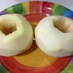 Mele con la crema pasticcera