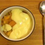 Mele con la crema pasticcera