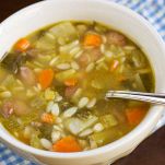 Minestra aquilana di sedani