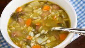 Minestra riso e sedano