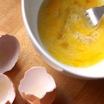 Minestra di uova e pecorino