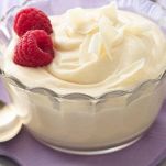 Mousse di cioccolato bianco