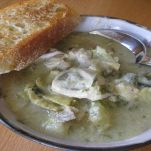 Oysters soup